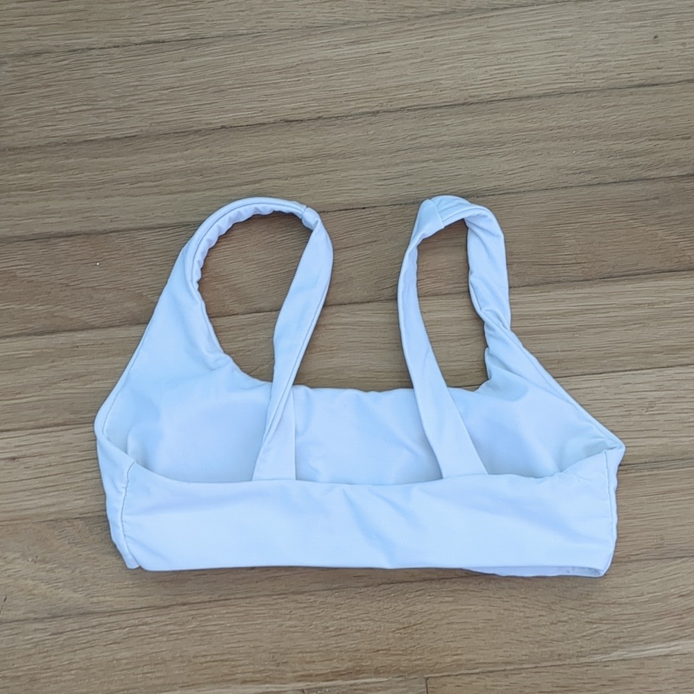White Roxy bikini top - Picture 2 of 2